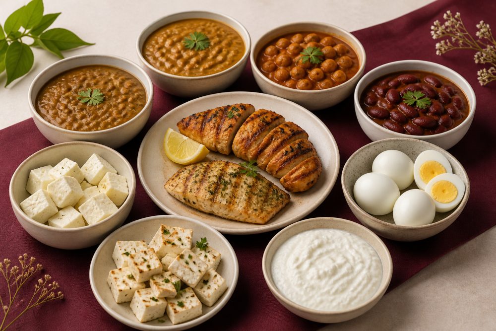 Protein-rich Indian meals can support nutrition when GLP-1 hair loss is assessed, but supplements should follow medical review.