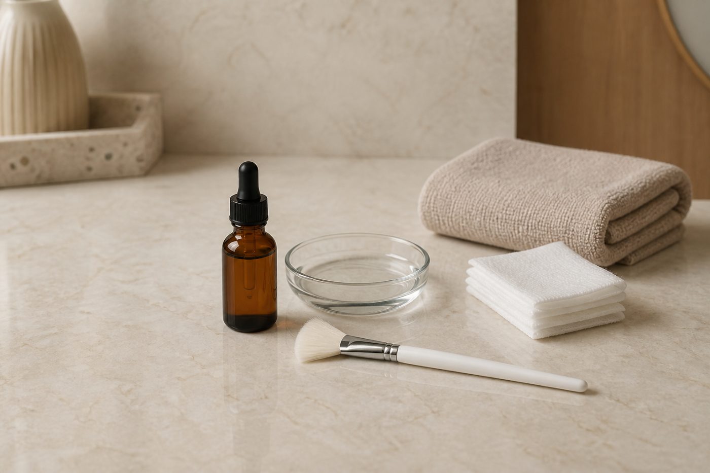 Chemical peel for pigmentation preparation in a Chennai dermatology clinic