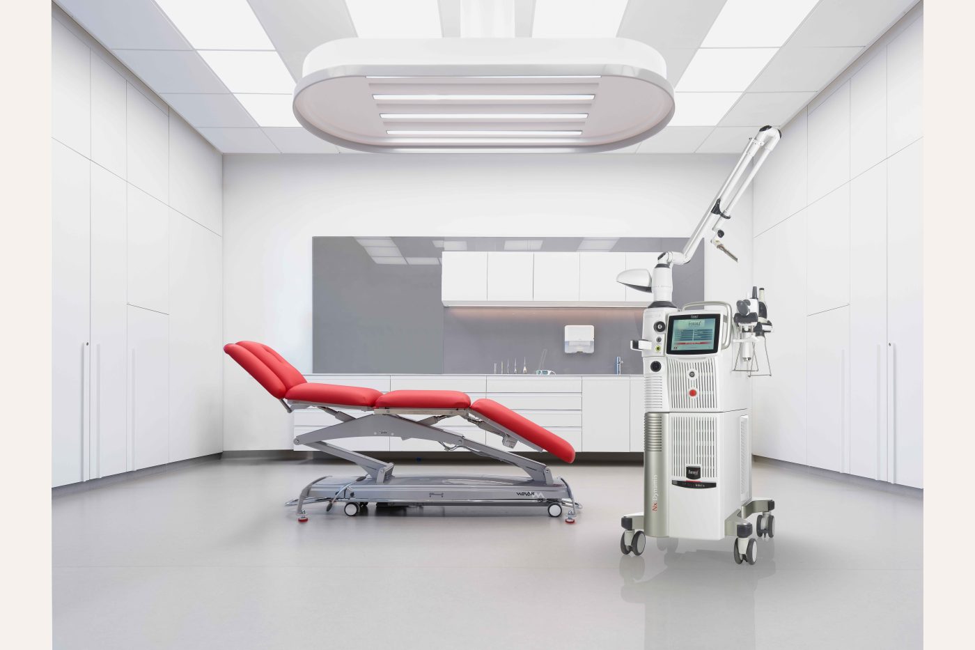 Fotona SP Dynamis NX laser hair reduction platform in a Chennai clinic treatment room