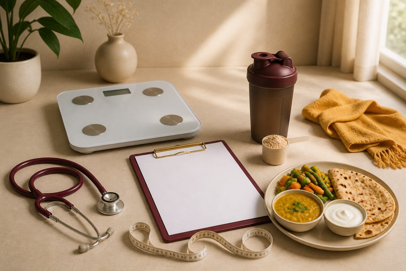 Protein powder for weight loss assessment at a Chennai clinic